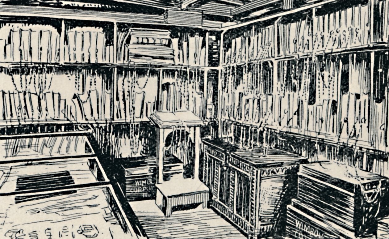 La Biblioteca Incatenata a Wimborne, 1929 da Unbekannt