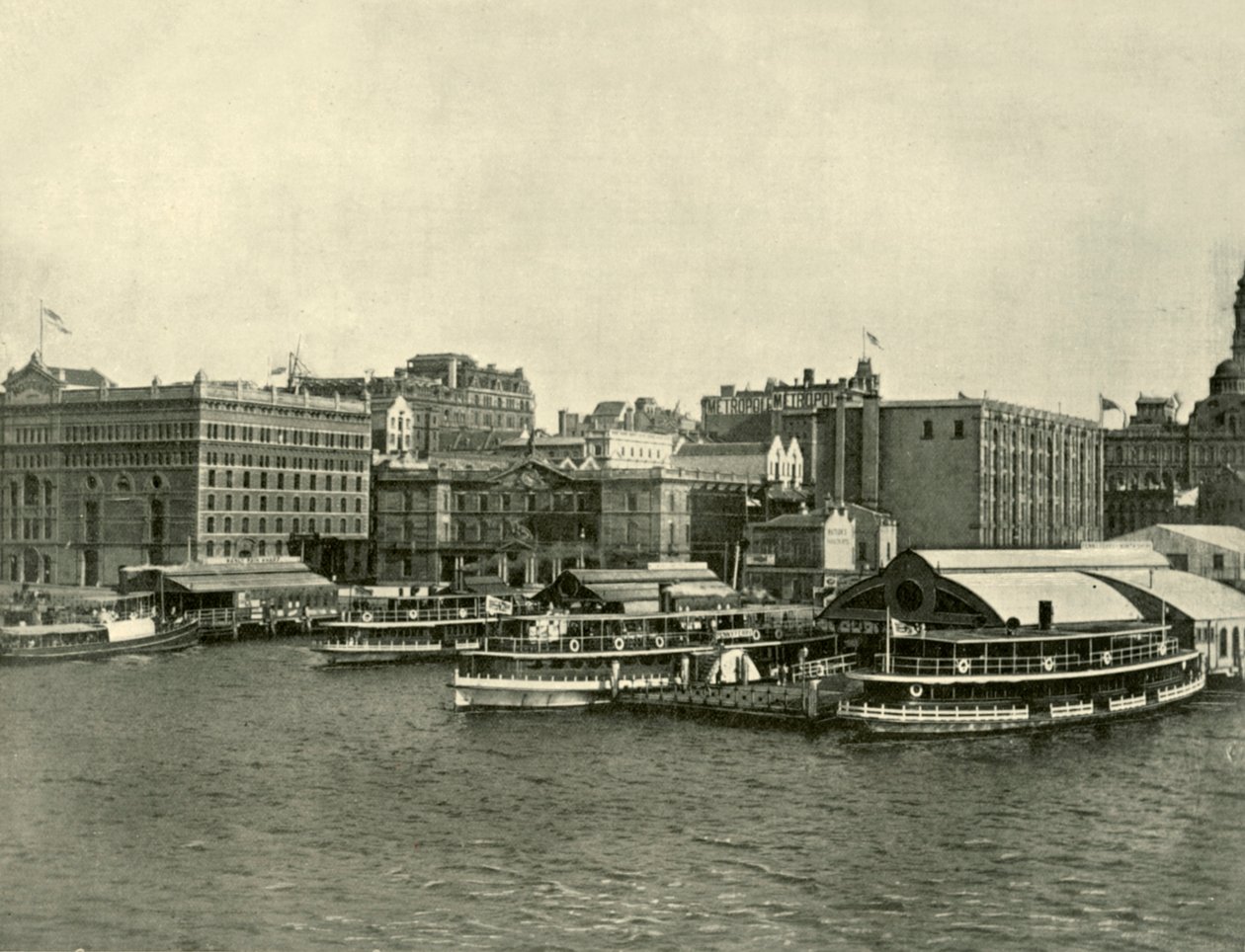 Il Circular Quay, Sydney, 1901 da Unbekannt