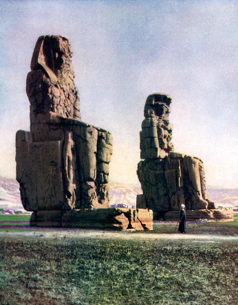 I colossi di Memnone, Tebe, Egitto da Unbekannt