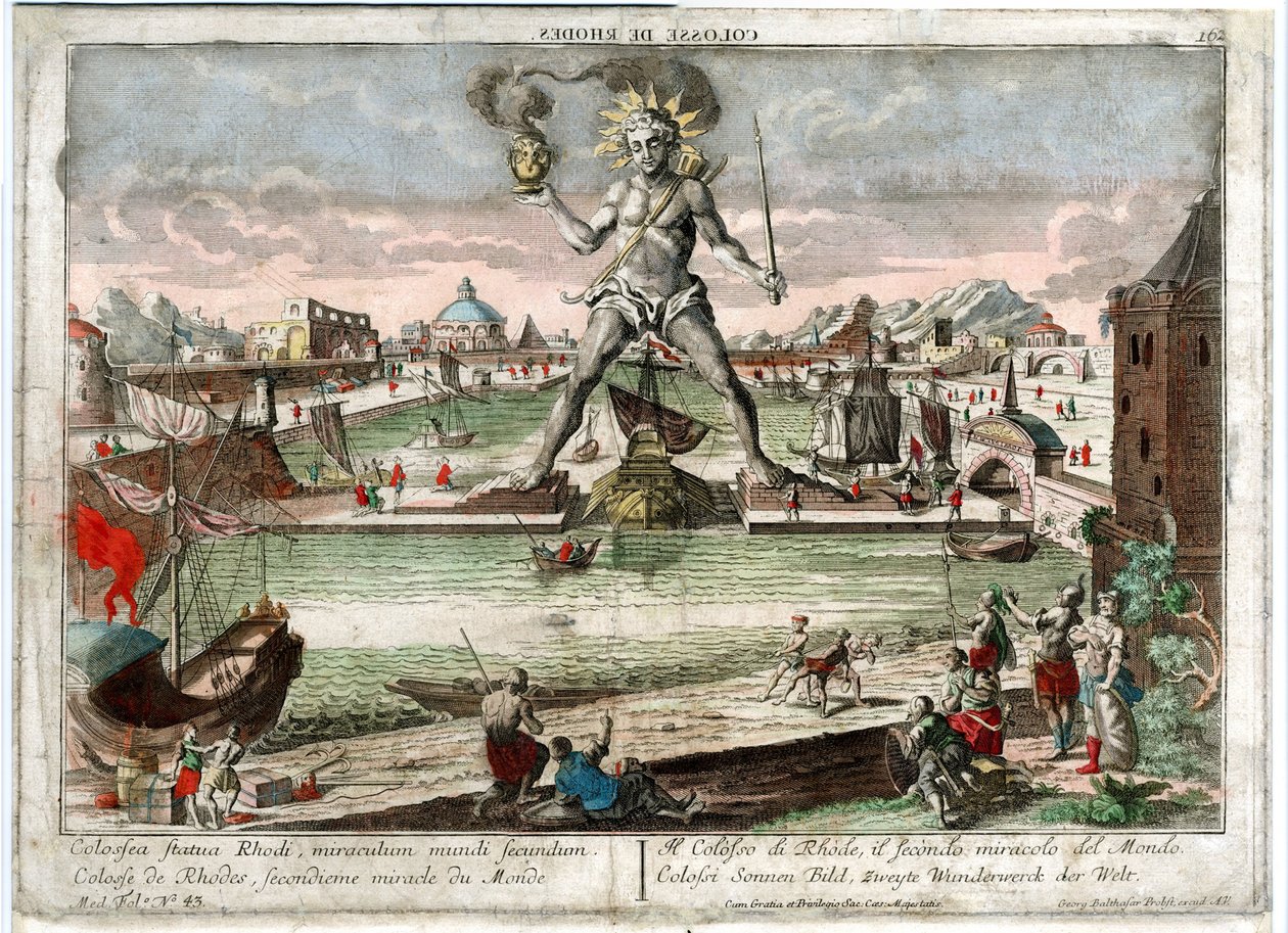 Il Colosso di Rodi, 1760 da Unbekannt