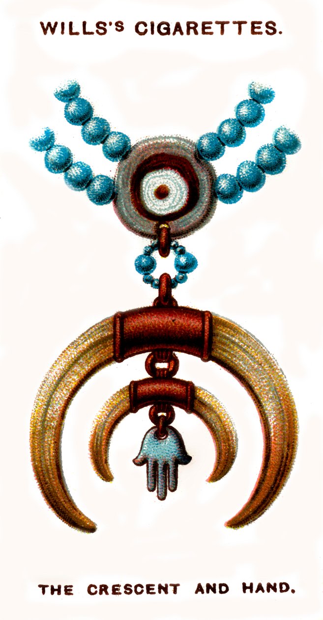 La mezzaluna e la mano, 1923 da Unbekannt