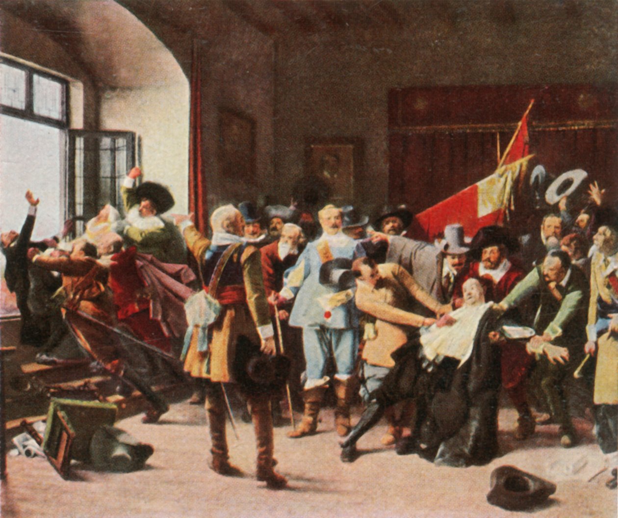 La defenestrazione di Praga, 23 maggio 1618, 1936 da Unbekannt
