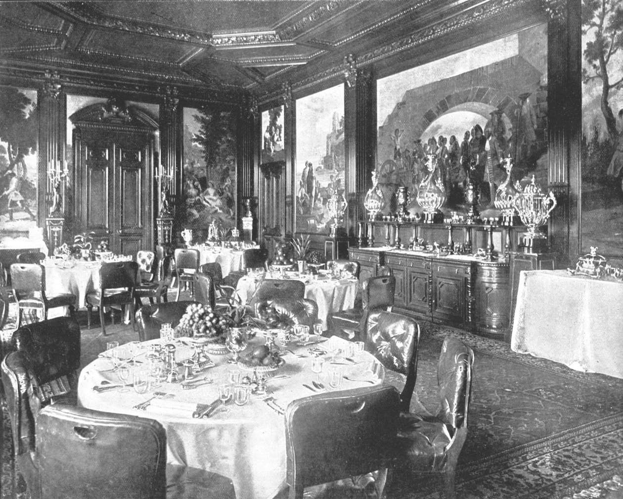 La sala da pranzo a Sandringham, Norfolk, 1894 da Unbekannt