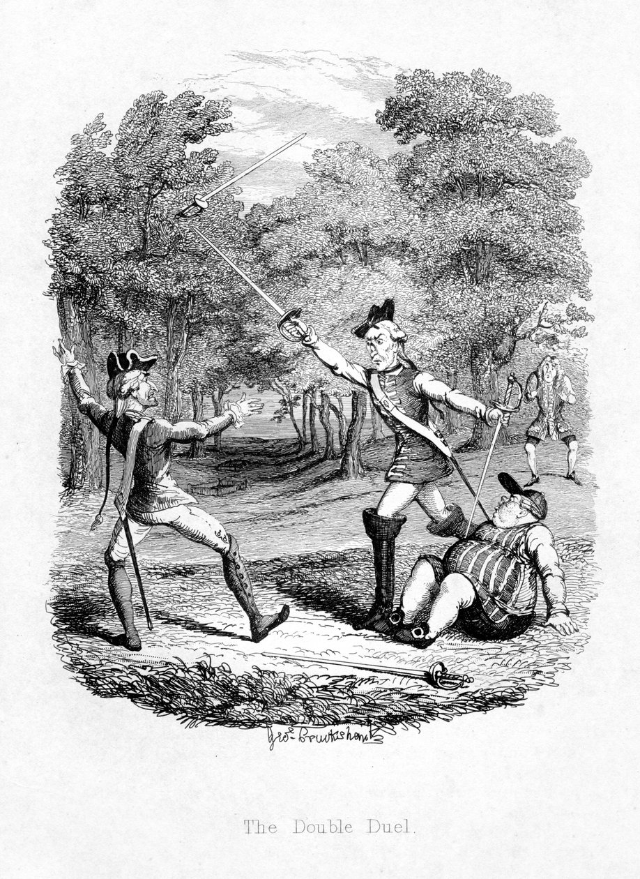 Il doppio duello, 1844 da Unbekannt