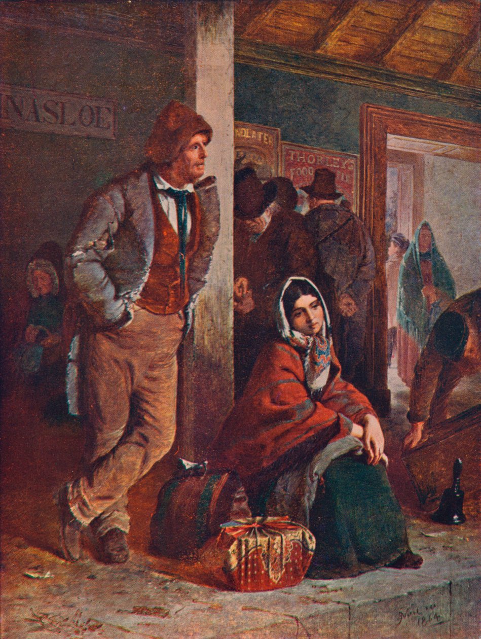 Gli emigranti, 1864 da Unbekannt