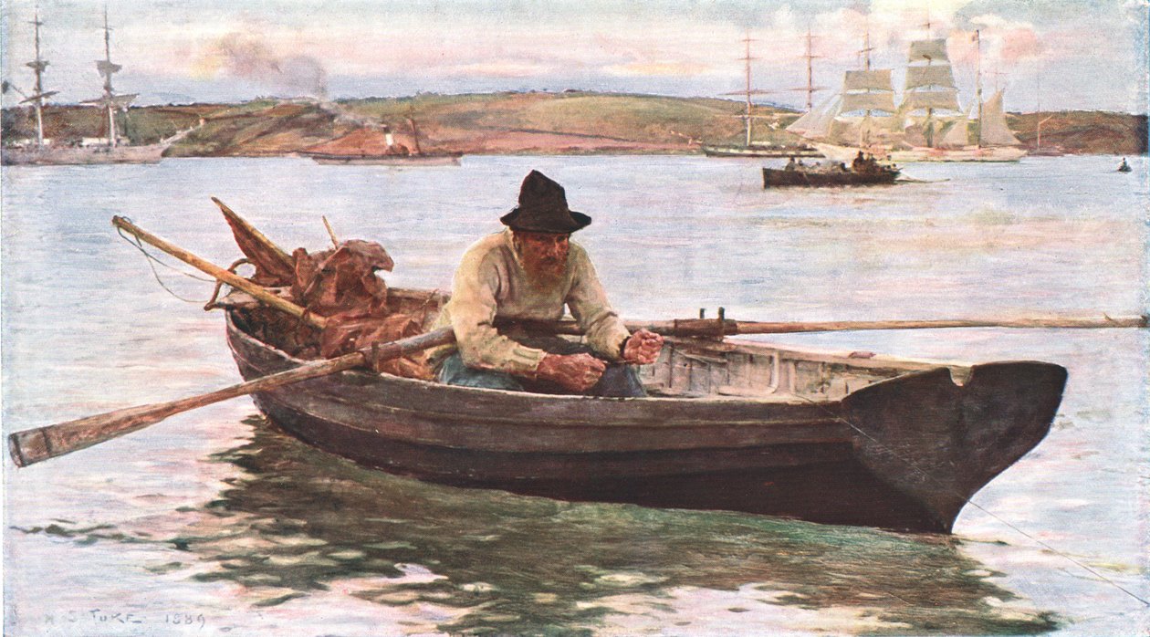 Il pescatore, c1902 da Unbekannt