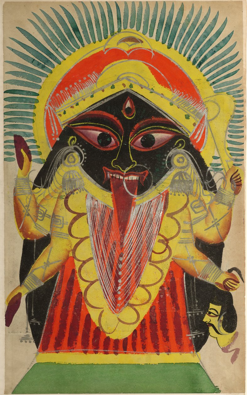 La dea Kali, 1800s da Unbekannt