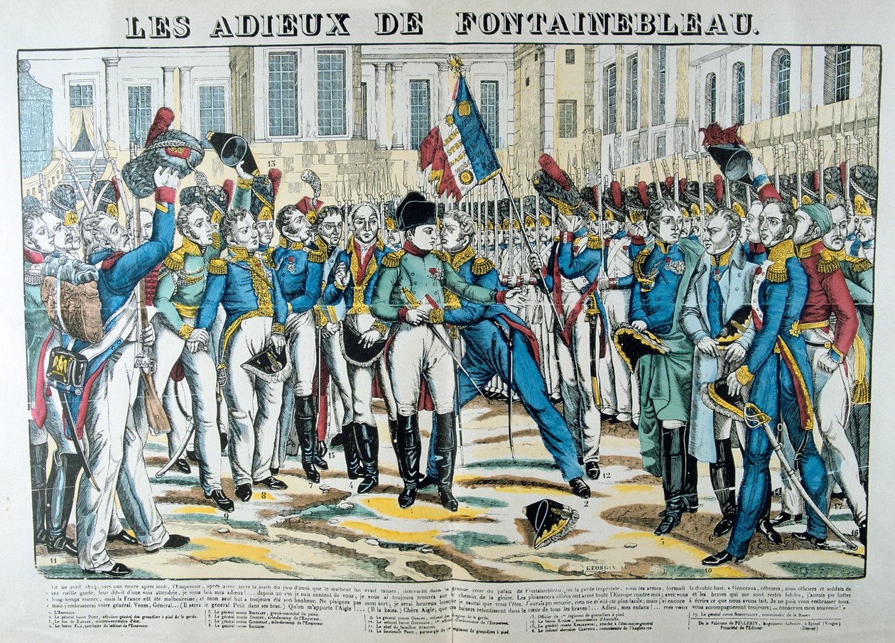 Gli addii di Fontainebleau da Unbekannt