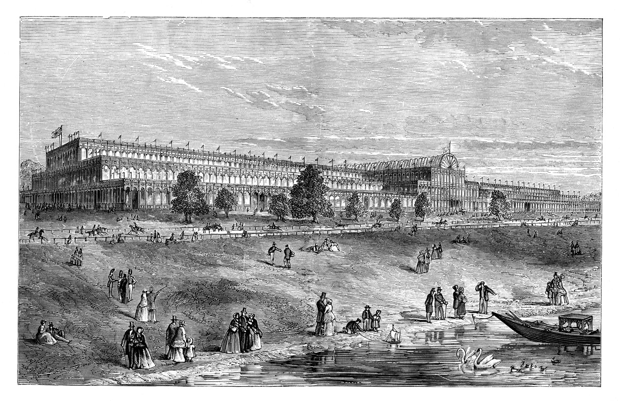 La Grande Esposizione, Hyde Park, Londra, c1851 da Unbekannt