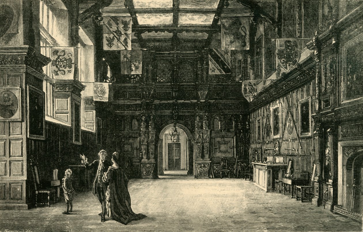 La Sala, Audley End, 1898 da Unbekannt