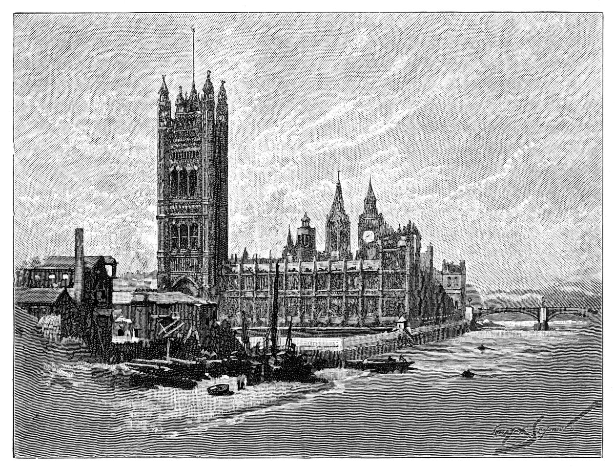 Le case del Parlamento, Londra da Unbekannt