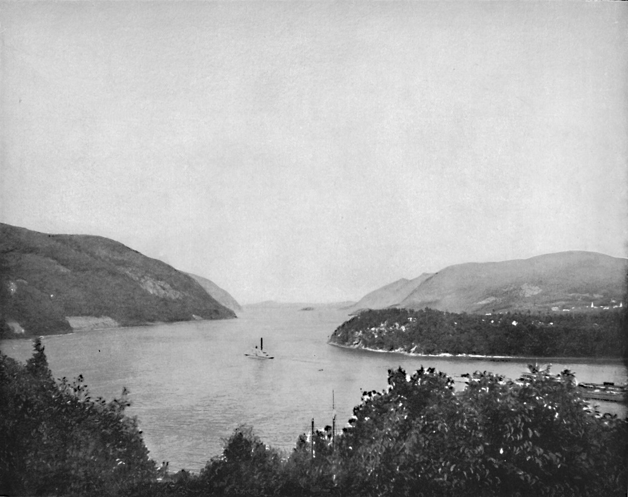 Il fiume Hudson a West Point da Unbekannt