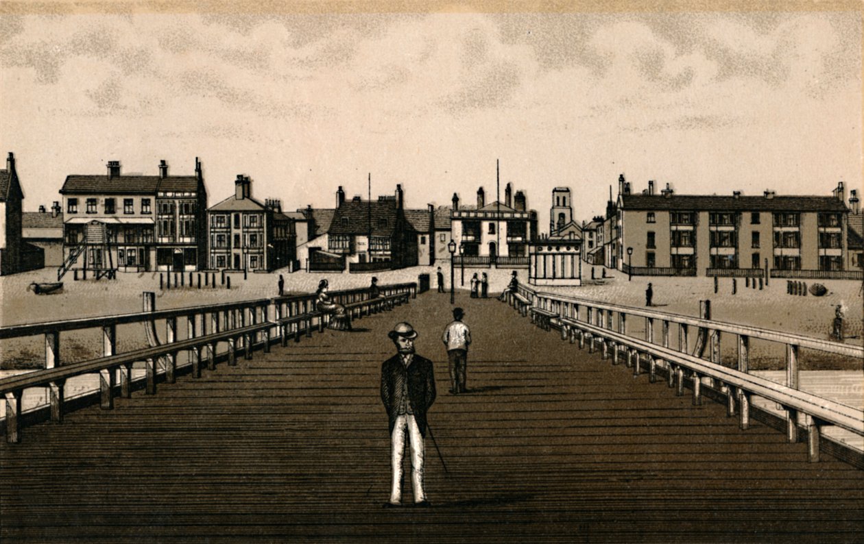 Il molo, c1880 da Unbekannt