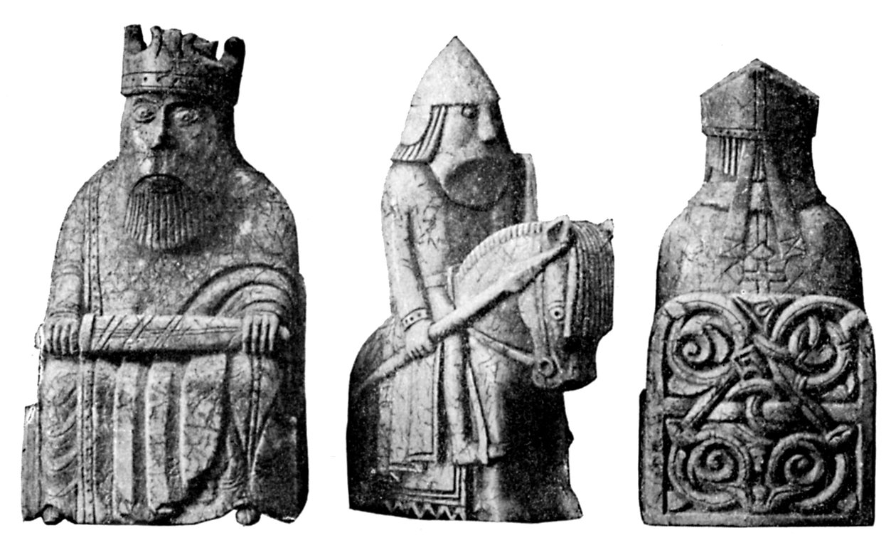 Gli scacchi di Lewis, norvegese, c1150-c1200 da Unbekannt