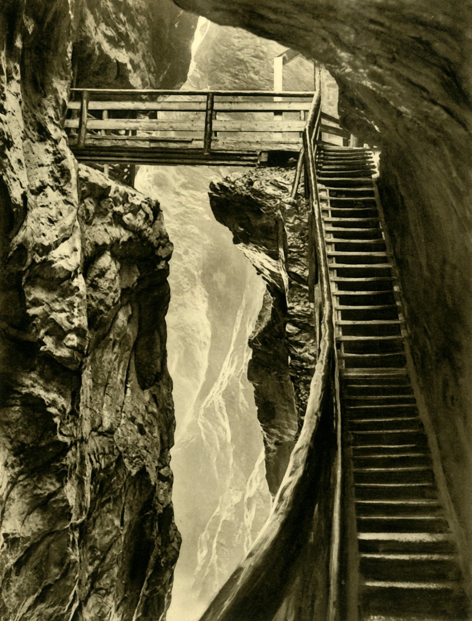 La gola del Liechtenstein, Austria, c1935 da Unbekannt