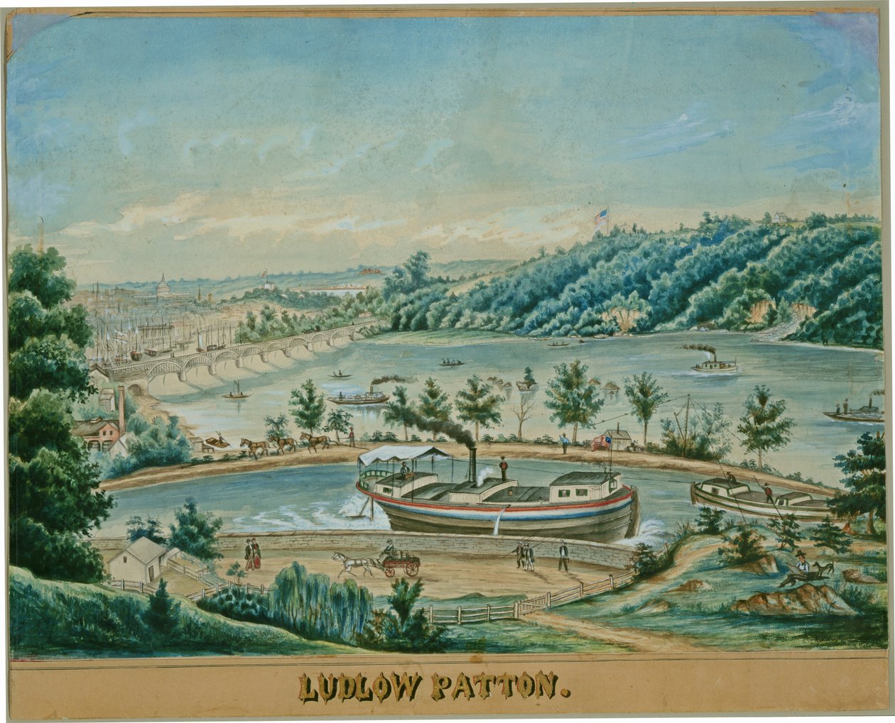 Il Ludlow Patton, c. 1875 da Unbekannt