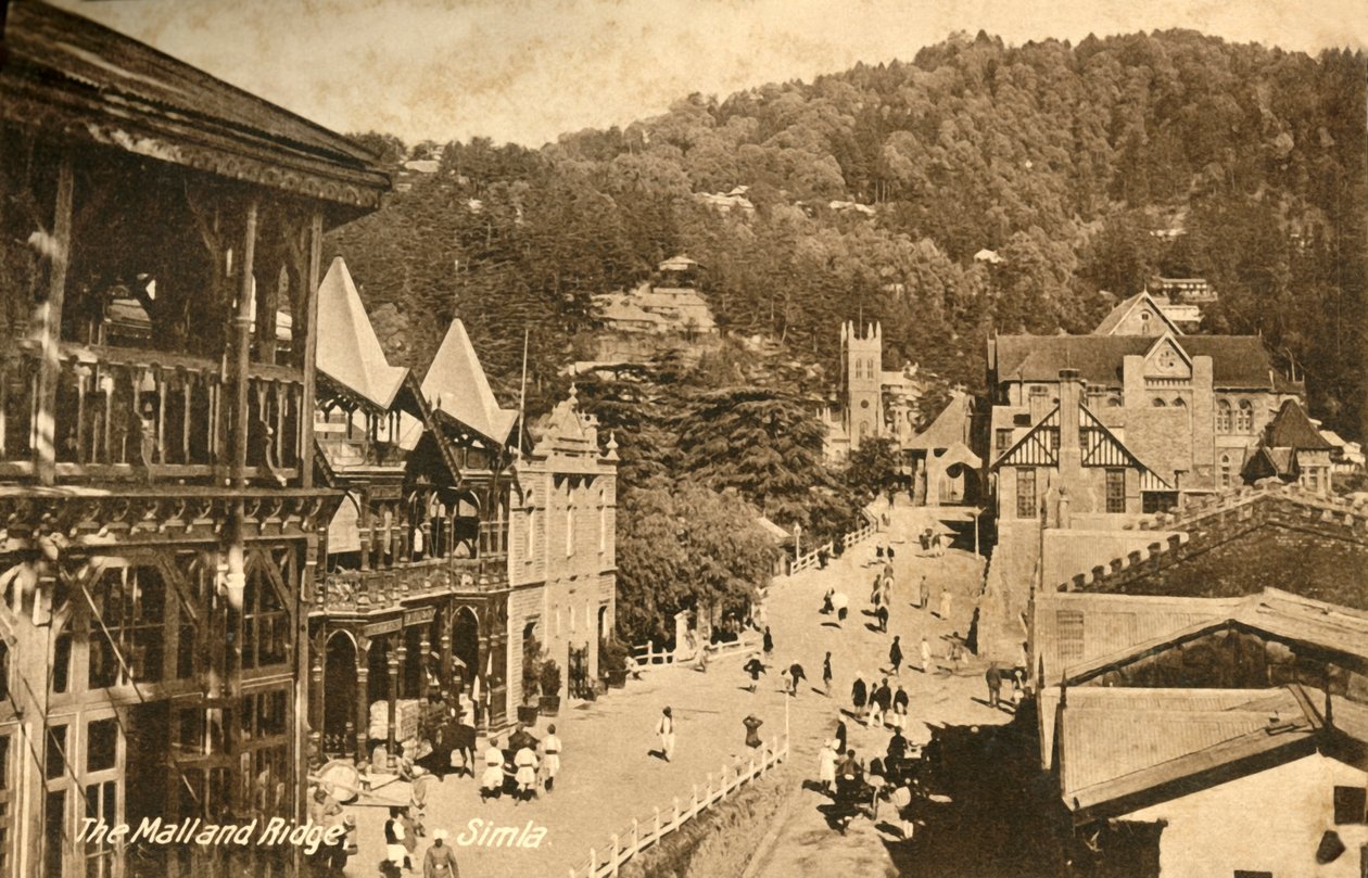The Mall e Ridge - Simla da Unbekannt