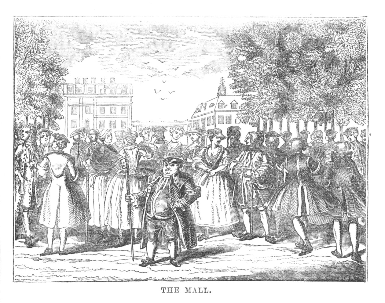 Il Mall, c. 1870 da Unbekannt