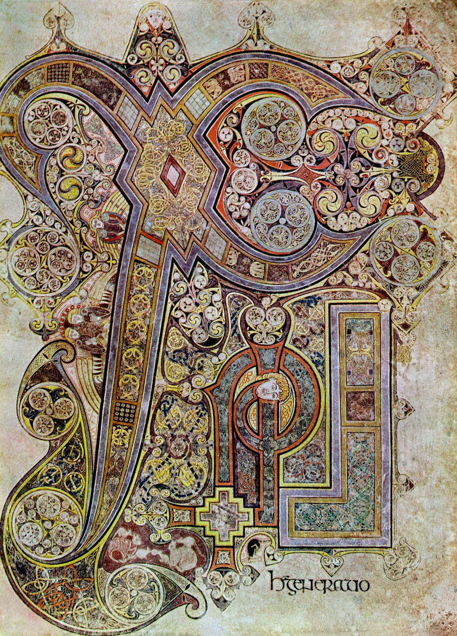 La Pagina del Monogramma, 800 d.C., 20° secolo da Unbekannt