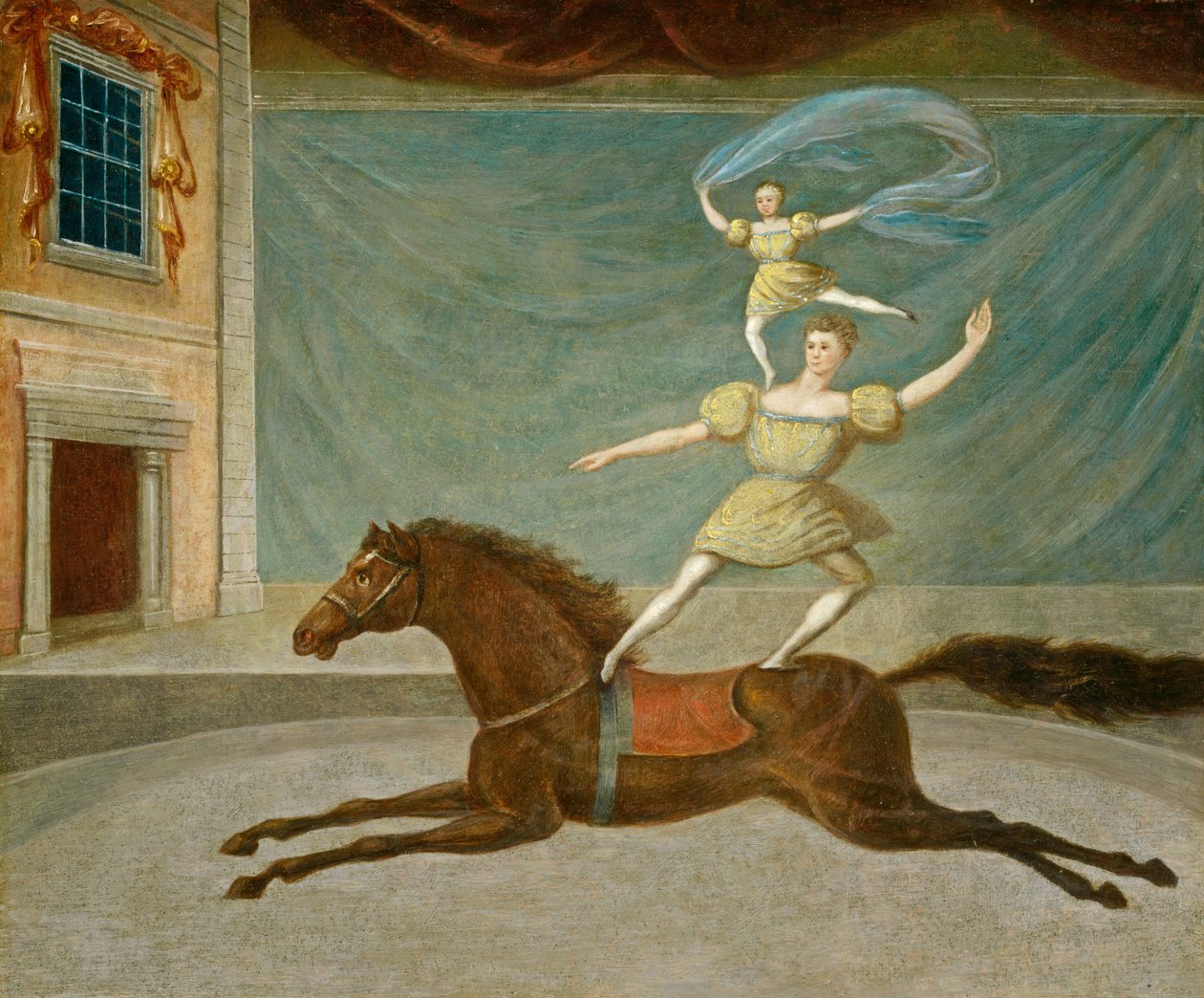 Gli acrobati a cavallo, 1825 o dopo da Unbekannt