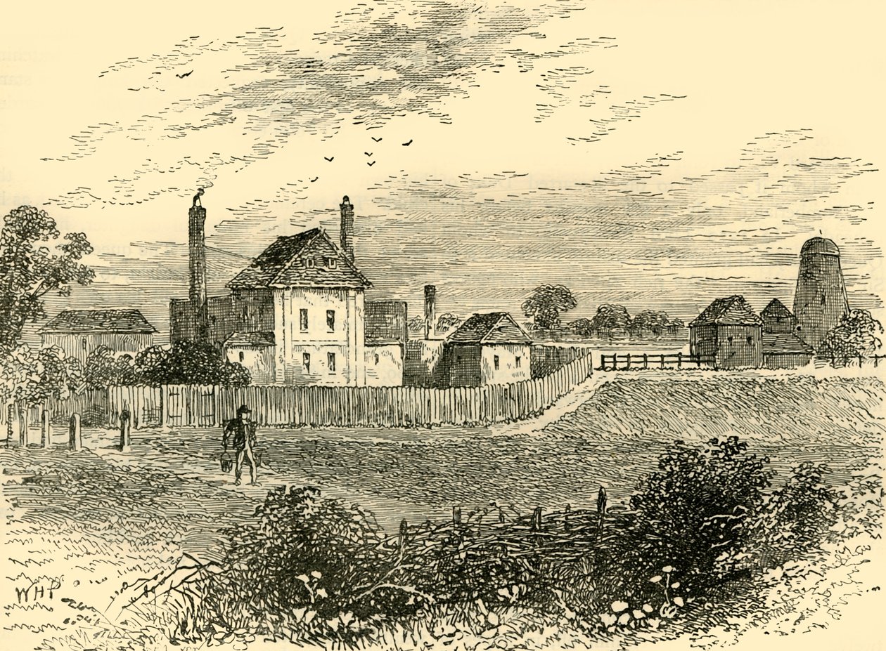 The New River Head, c. 1872 da Unbekannt