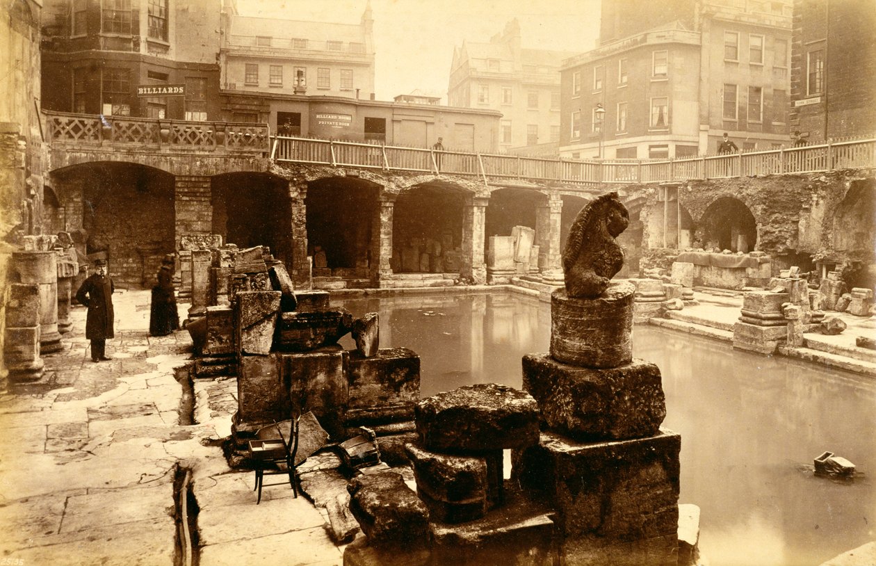 Le terme romane, Bath, XIX secolo da Unbekannt