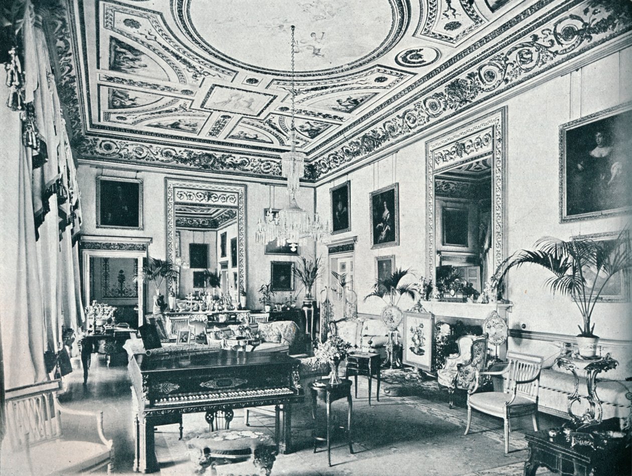 Il salone, Avington da Unbekannt