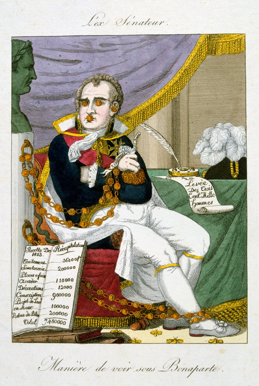 Il senatore, XIX secolo da Unbekannt