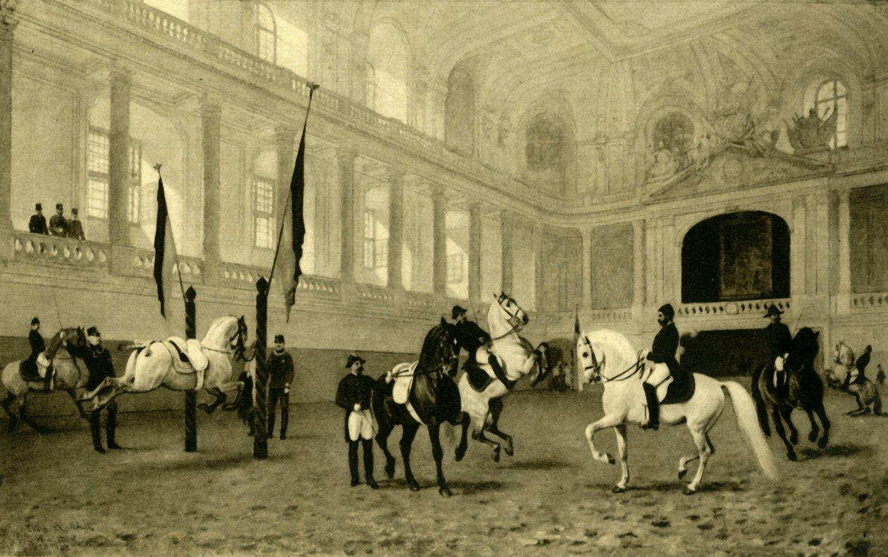 La Scuola di Equitazione Spagnola, Vienna, Austria, c1935 da Unbekannt