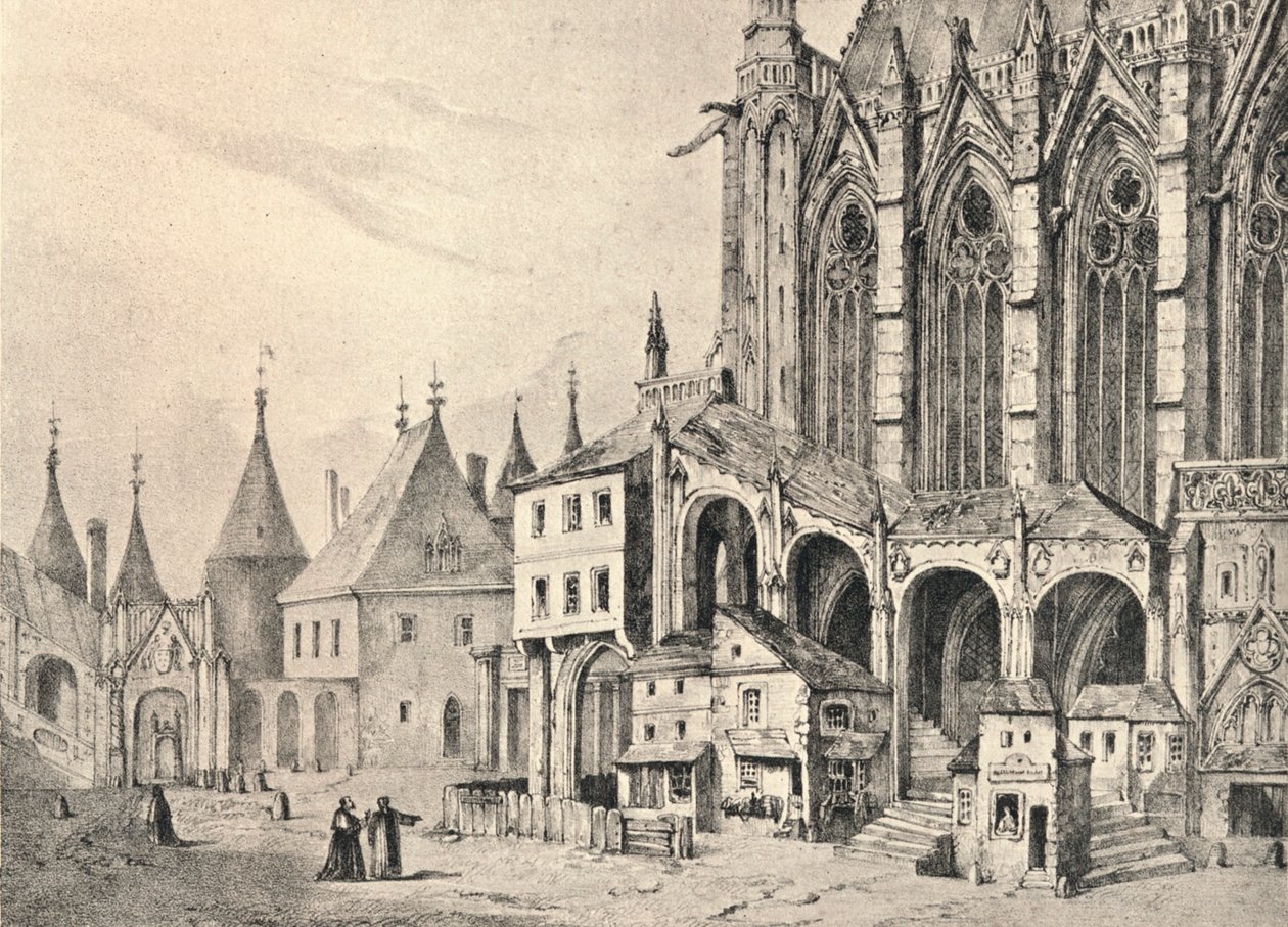 La scala della Sainte-Chapelle, 1700 da Unbekannt