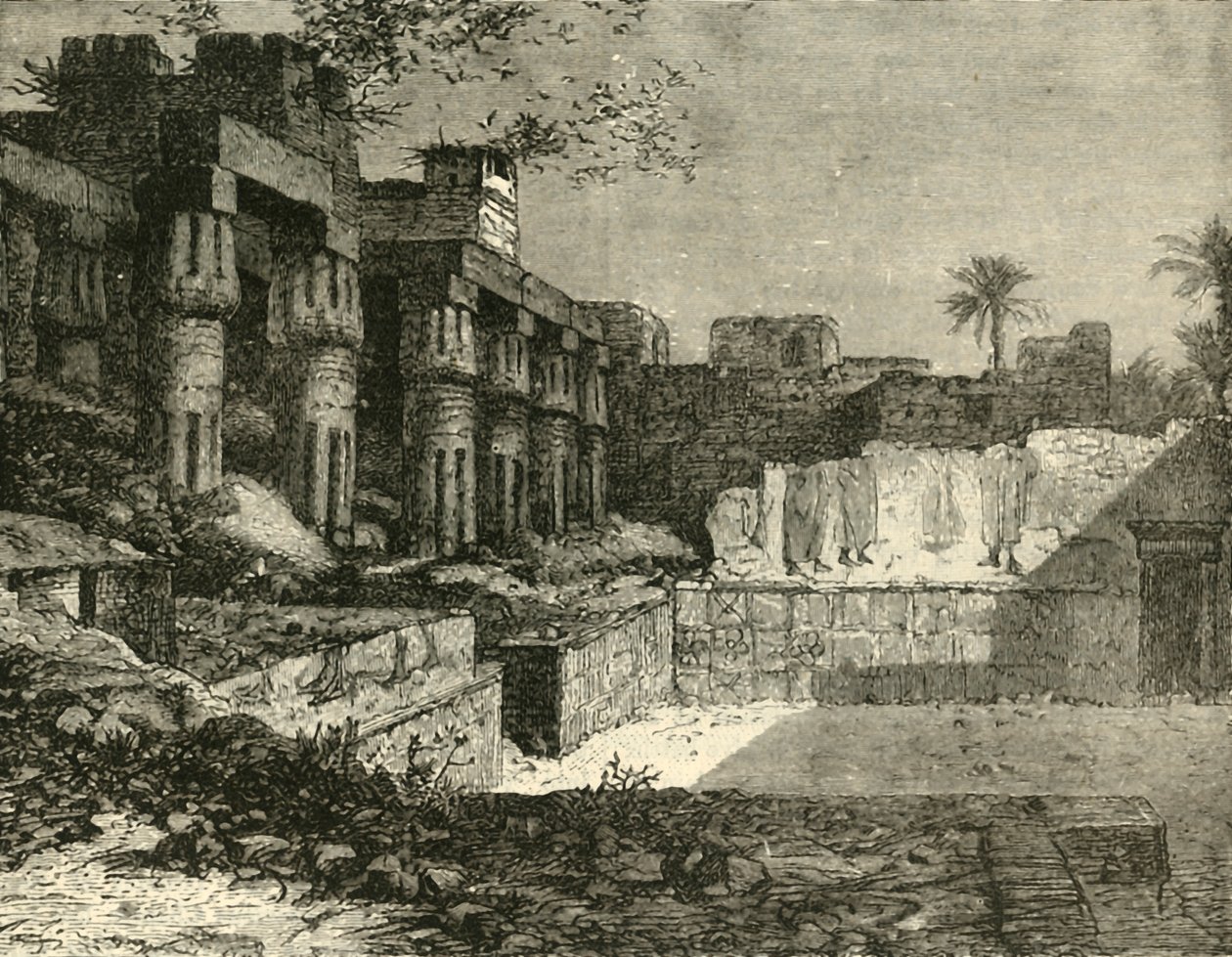 Il Tempio di Luxor, 1890 da Unbekannt
