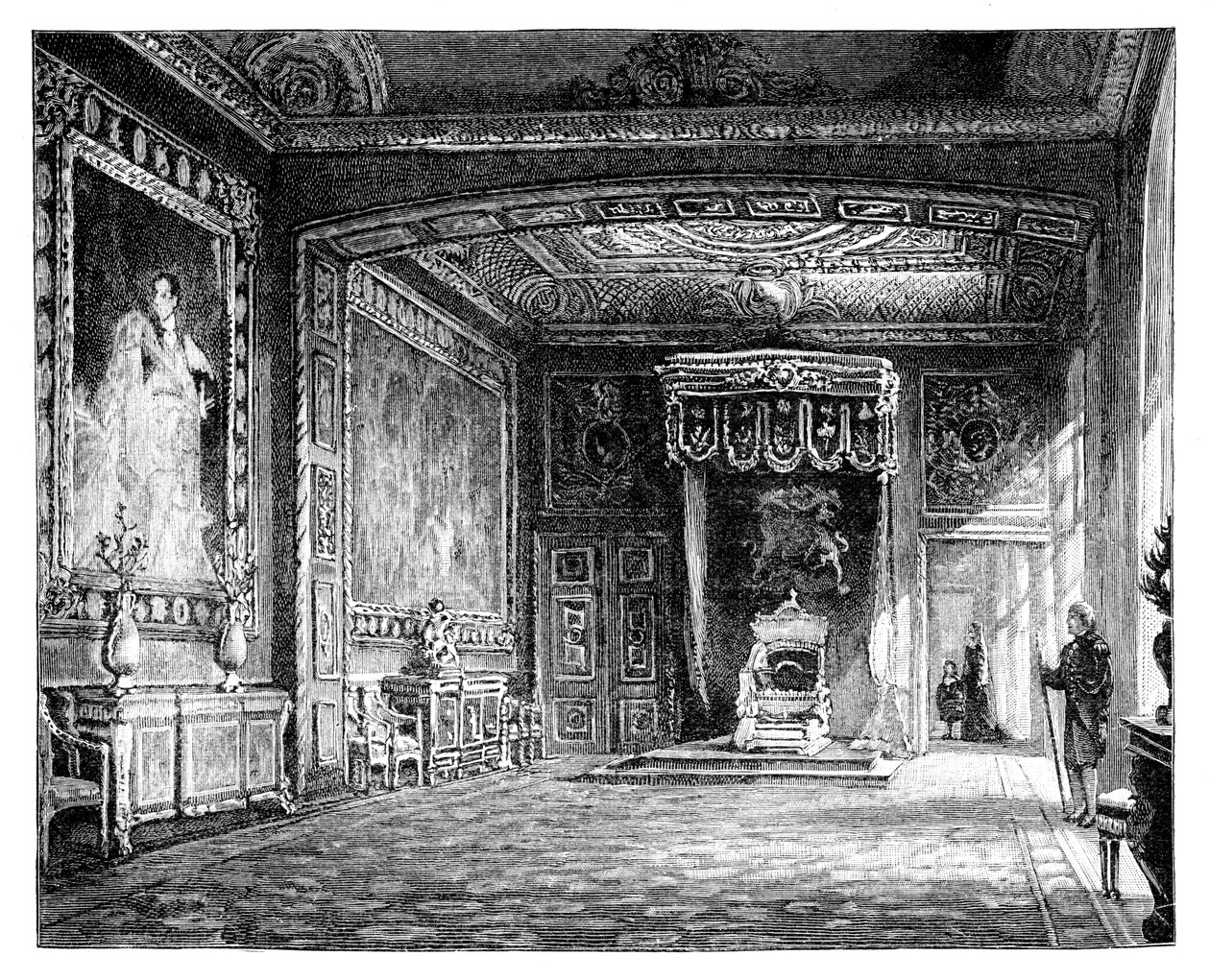 La Sala del Trono, Castello di Windsor da Unbekannt