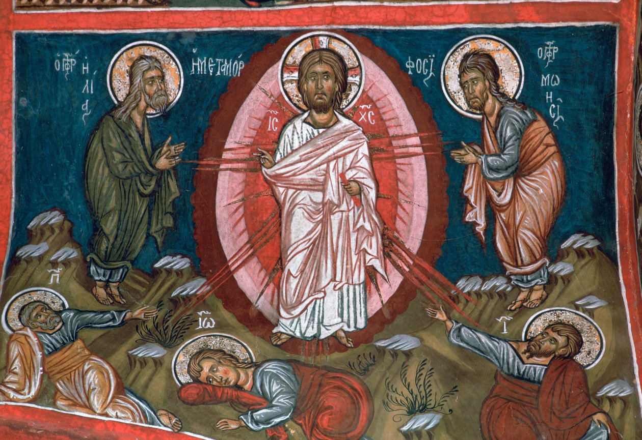 La trasfigurazione di Cristo da Unbekannt