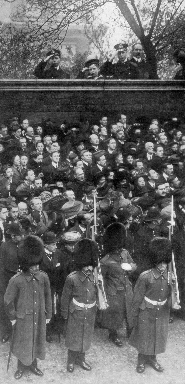 I giovani principi osservano la proclamazione, 1910 da Unbekannt