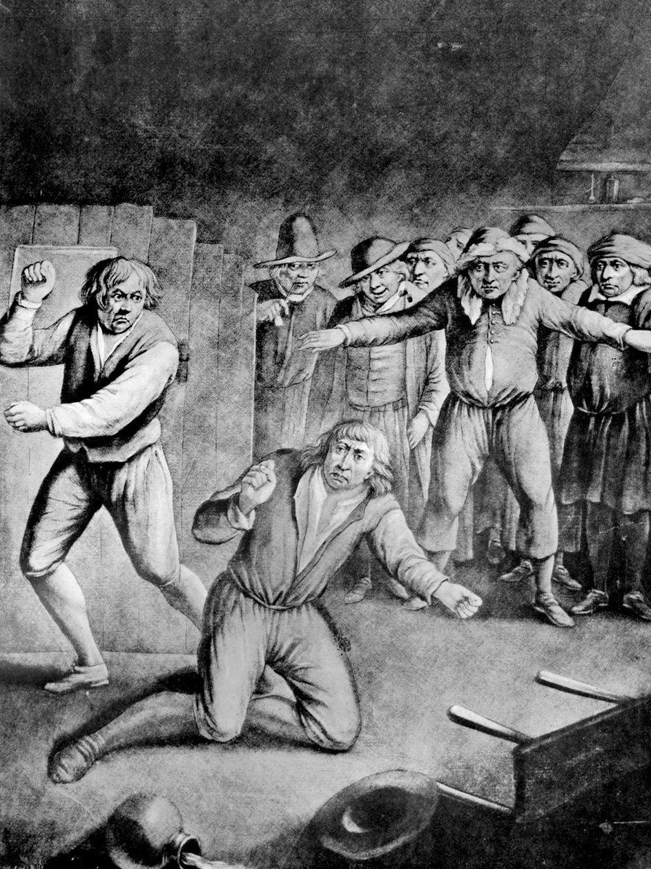 Il match di boxe, 1730 da Unbekannt