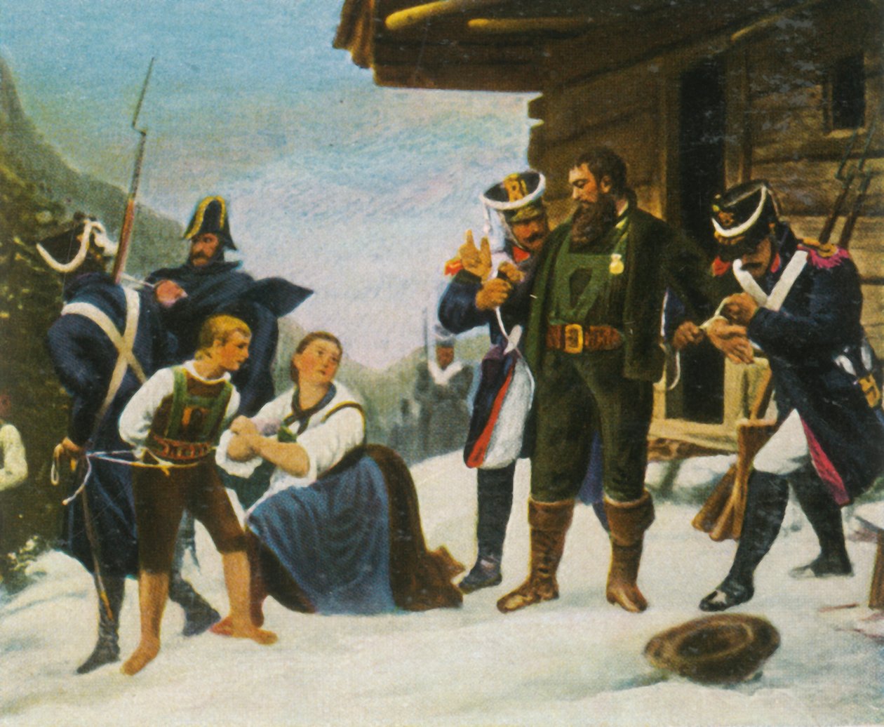 La cattura di Andreas Hofer, 1809 da Unbekannt