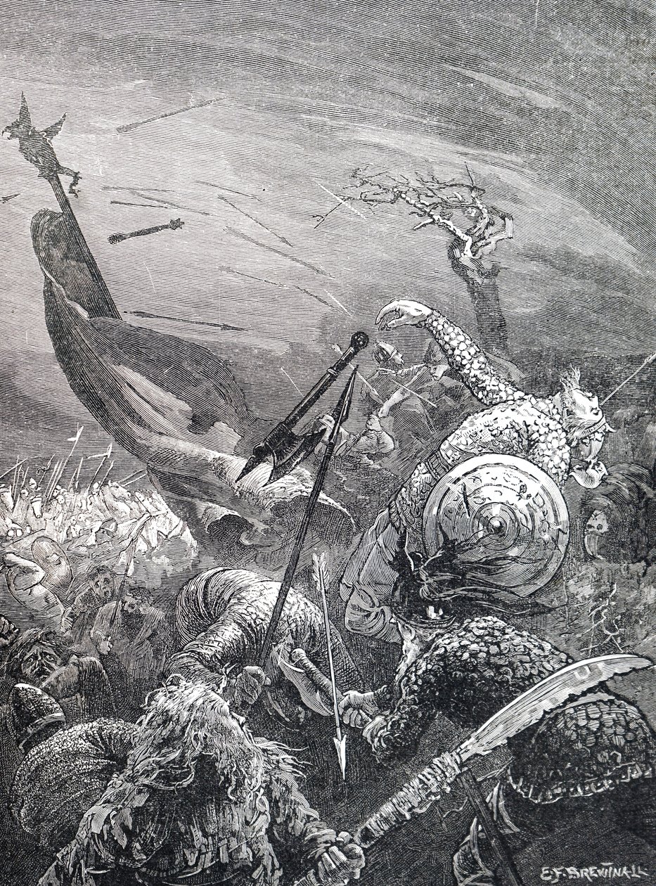 La morte del re Harold Godwinson da Unbekannt