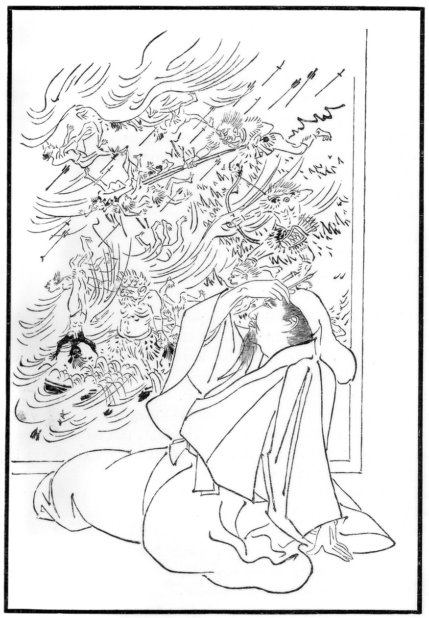La morte di Kose no Hirotaka da Unbekannt