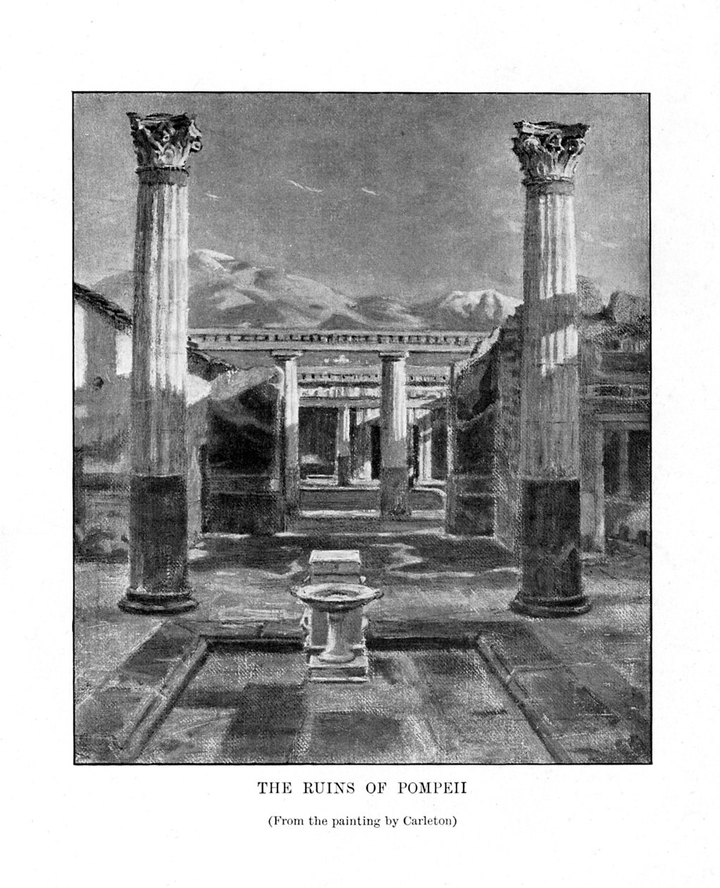 Le rovine di Pompei, Italia, XIX secolo da Unbekannt