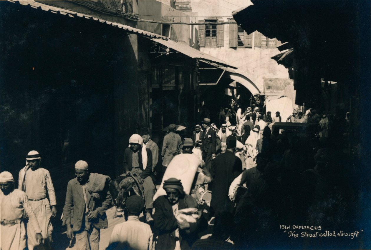 La strada chiamata dritta, Damasco, Siria, 1936 da Unbekannt