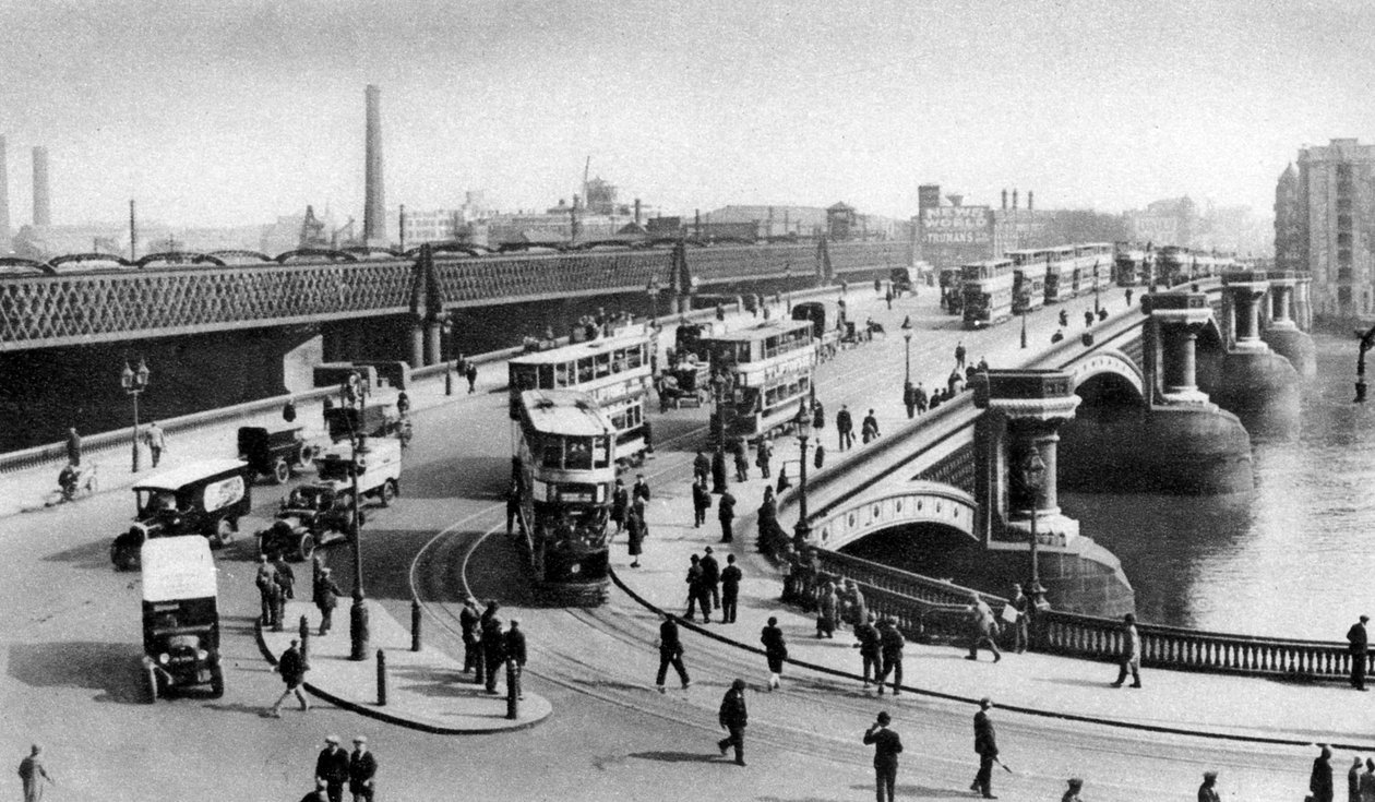 I due ponti a Blackfriars, Londra da Unbekannt