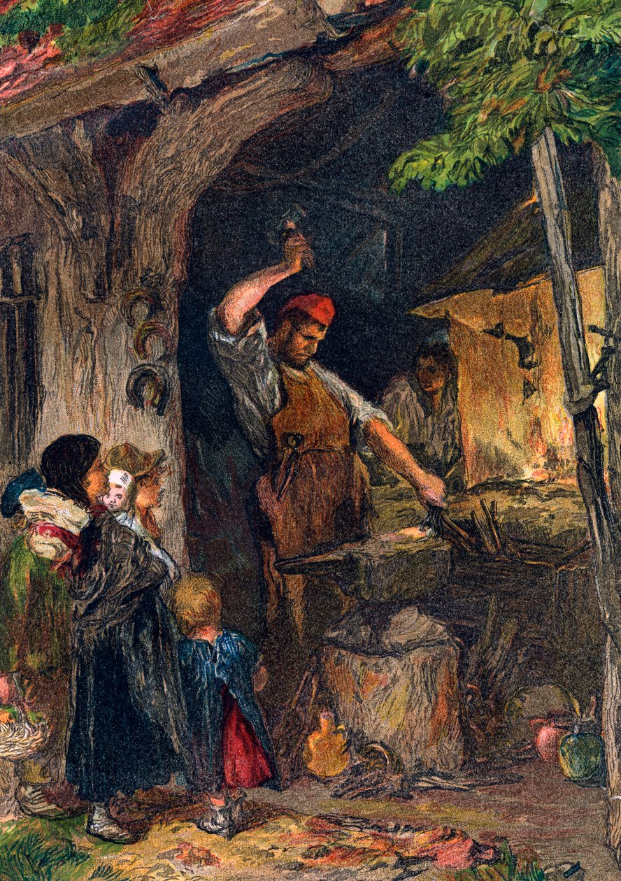 Il fabbro del villaggio da Unbekannt