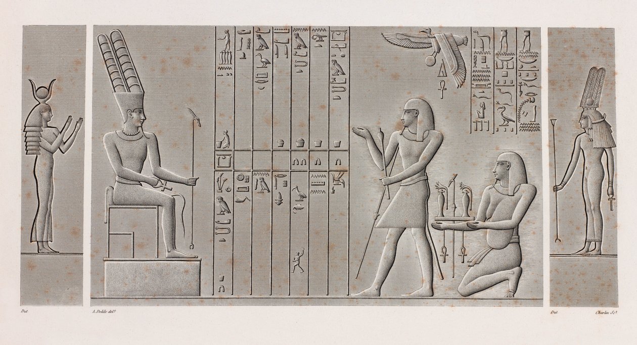 Tebe, Karnak, primo piano da Unbekannt