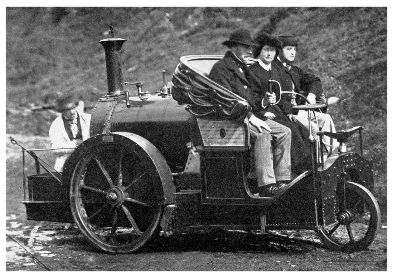 Carro a vapore di Thomas Ricketts, 1860 1956 da Unbekannt