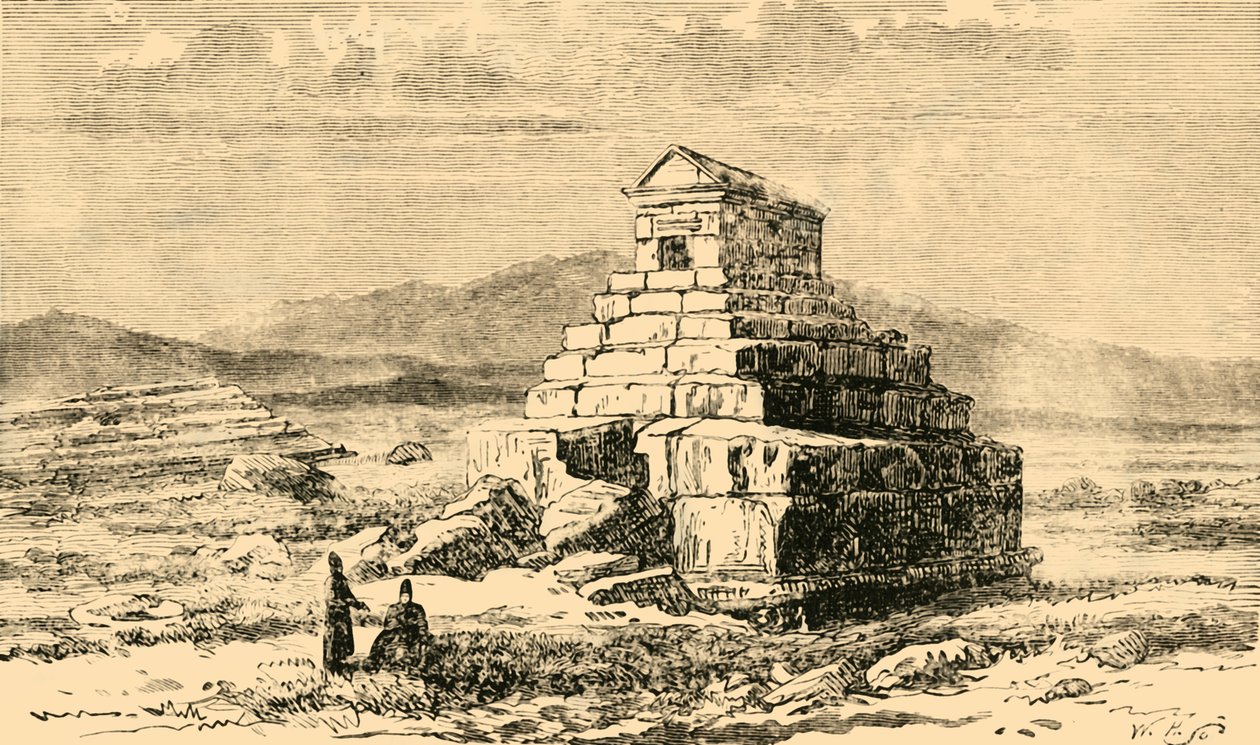 Tomba di Ciro, 1890 da Unbekannt