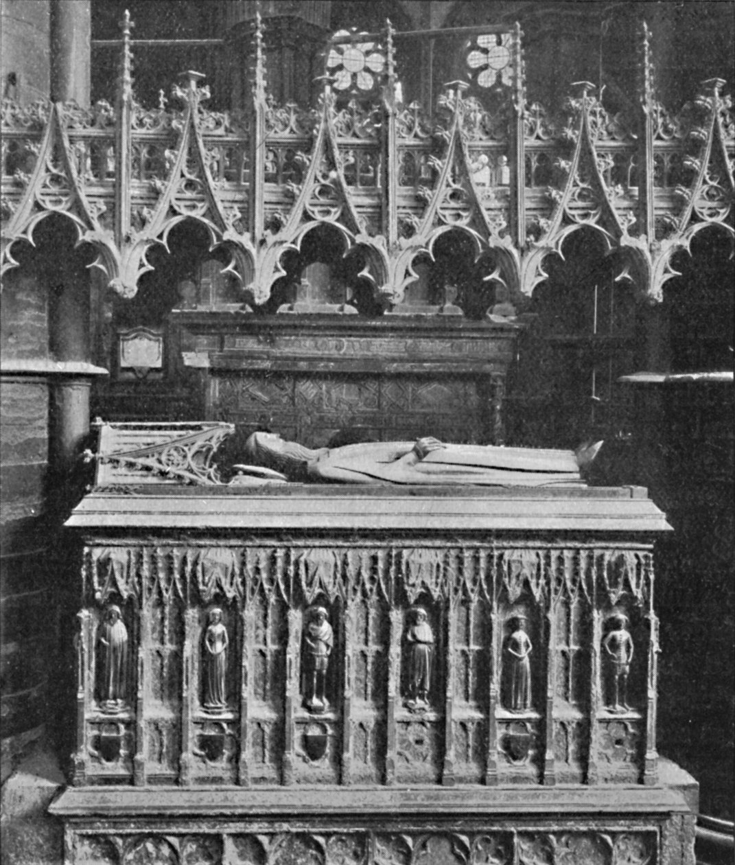 Tomba di Edoardo III, Abbazia di Westminster, 1903 da Unbekannt