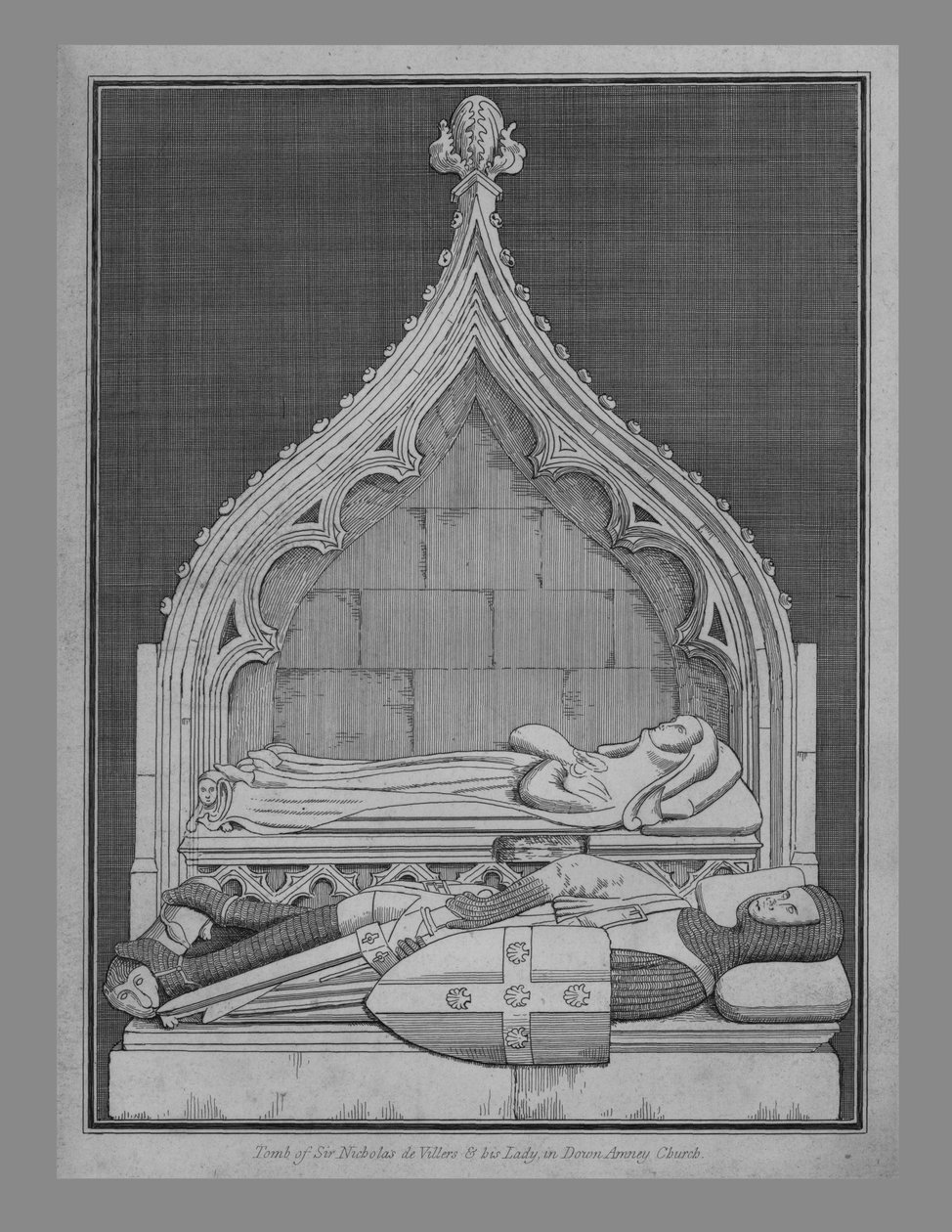 Tomba di Sir Nicholas de Villers da Unbekannt