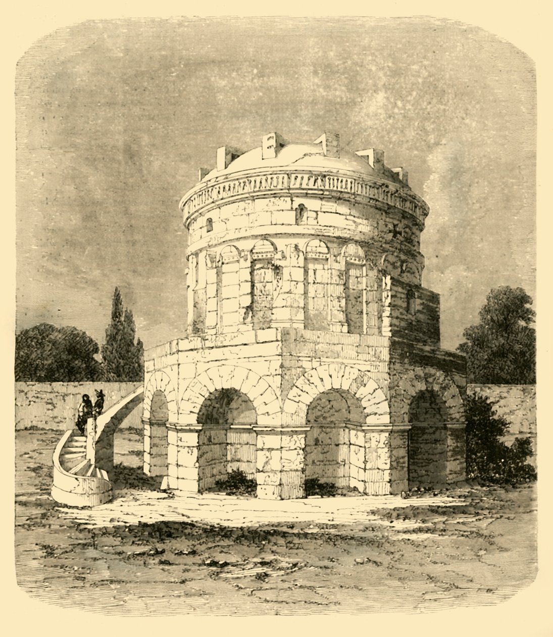 Tomba di Teodorico, Ravenna, 1890 da Unbekannt