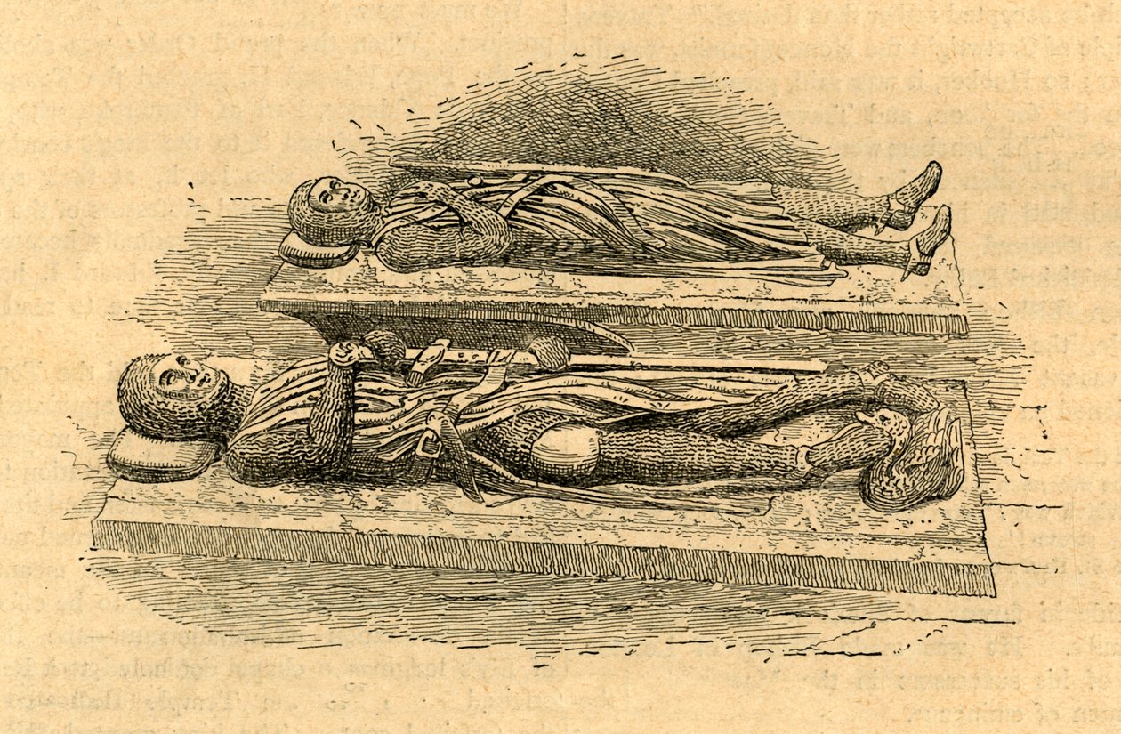Tombe dei Cavalieri Templari, 1870, 1897 da Unbekannt