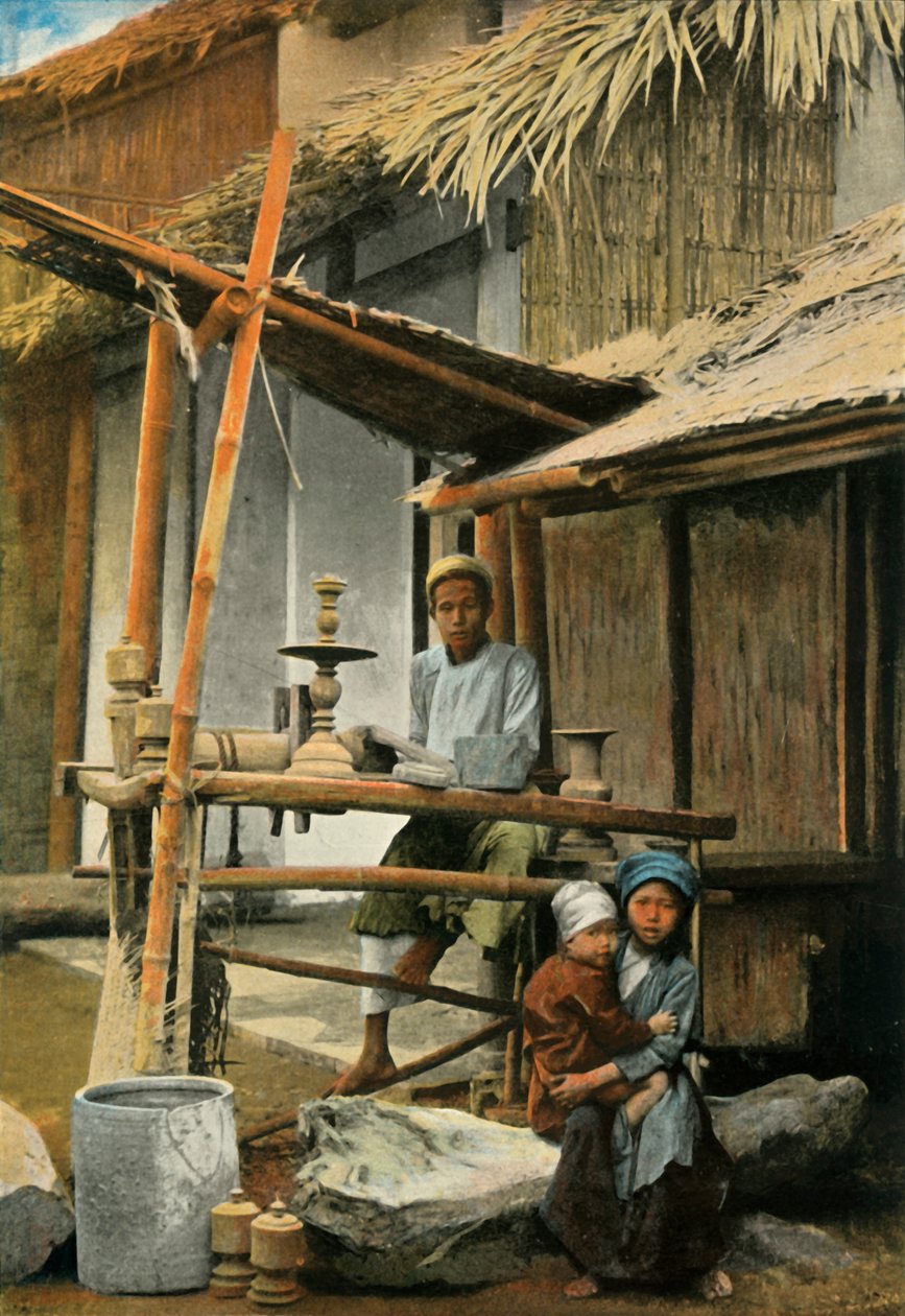 Tornitore, artigiano, 1900 da Unbekannt
